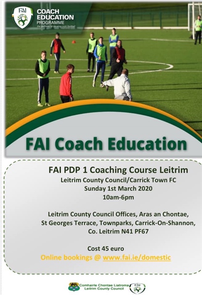 FAI PDP1 Coaching Course Sunday March 1st 